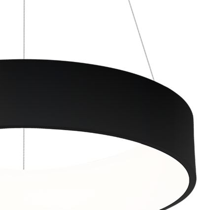 LED-kattokruunu narussa OHIO BLACK LED/24W/230V