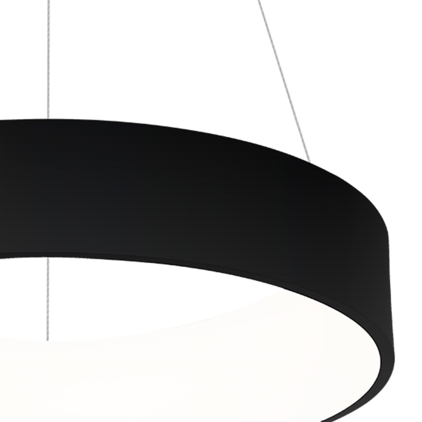 LED-kattokruunu narussa OHIO BLACK LED/24W/230V