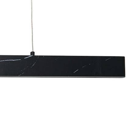 LED-kattokruunu narussa PIERCE LED/18W/230V musta