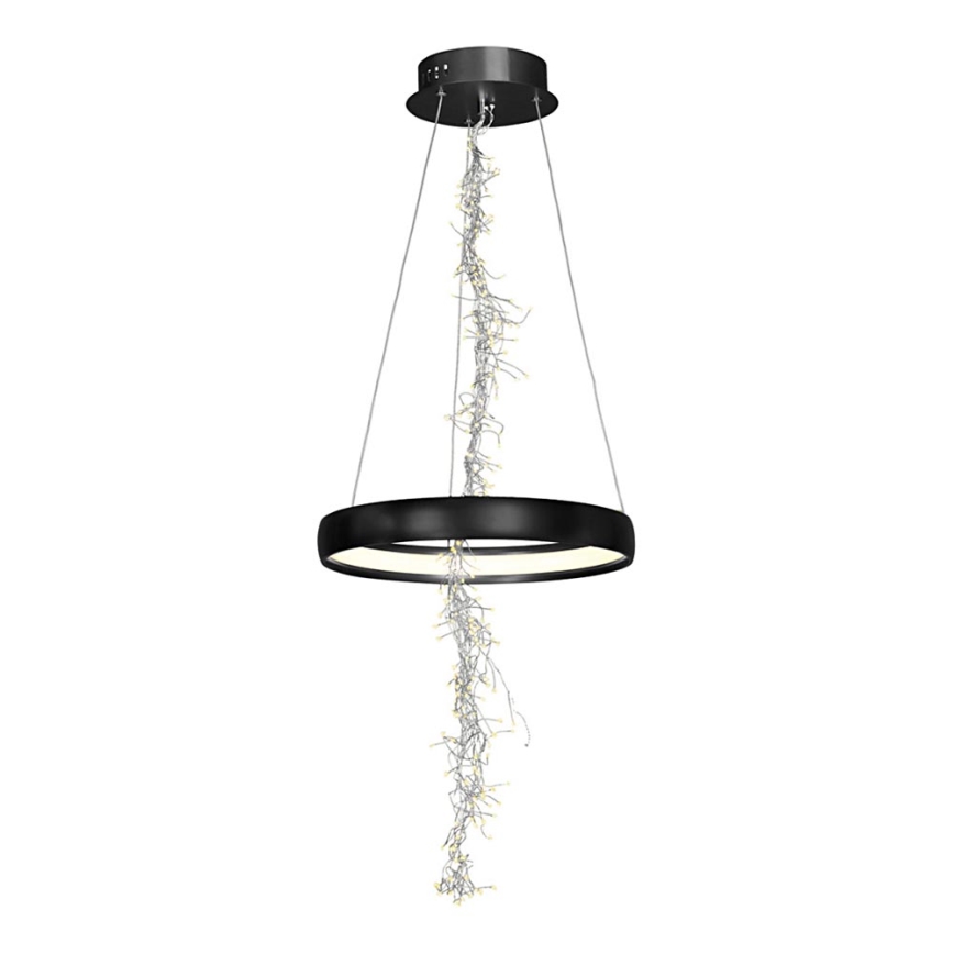 LED-kattokruunu narussa SPARK LED/35W/230V musta
