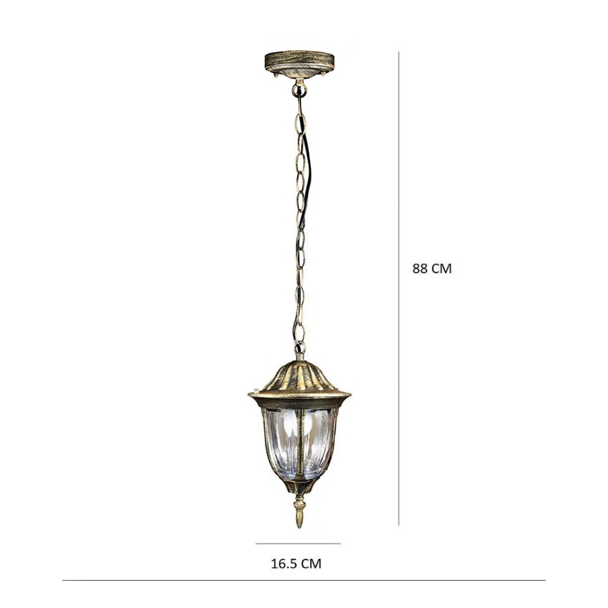 LED -kattokruunu ulos FLORENCJA 1xE27/10W/230V IP43