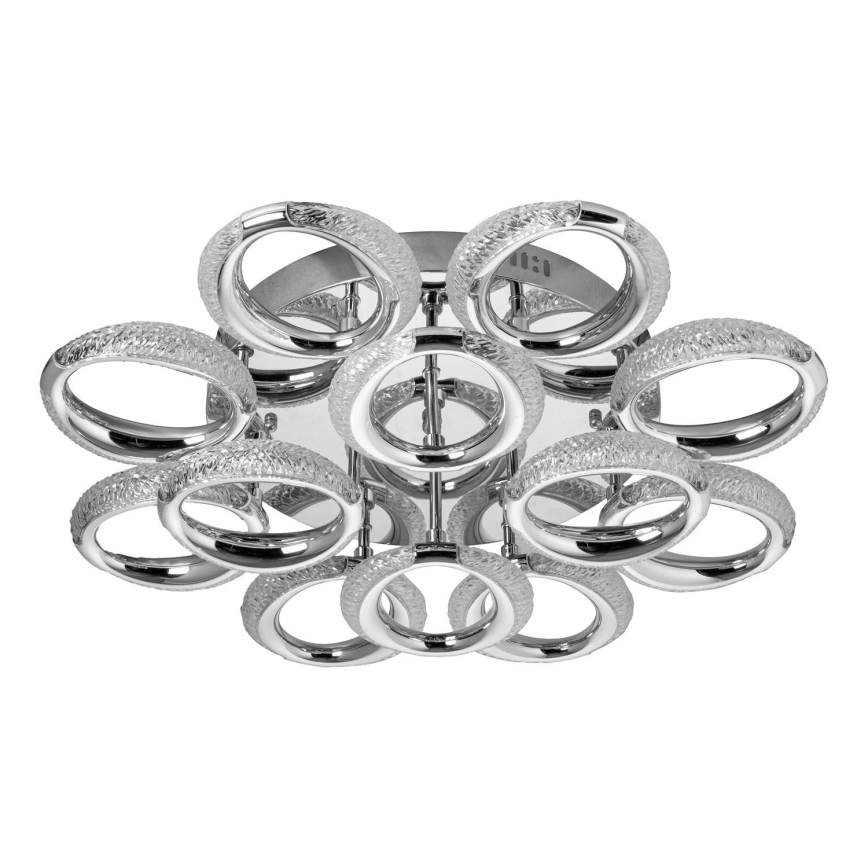 LED-kattovalaisin 12xLED/14W/230V 3000-5000K halkaisija 60 cm kiiltävä kromi