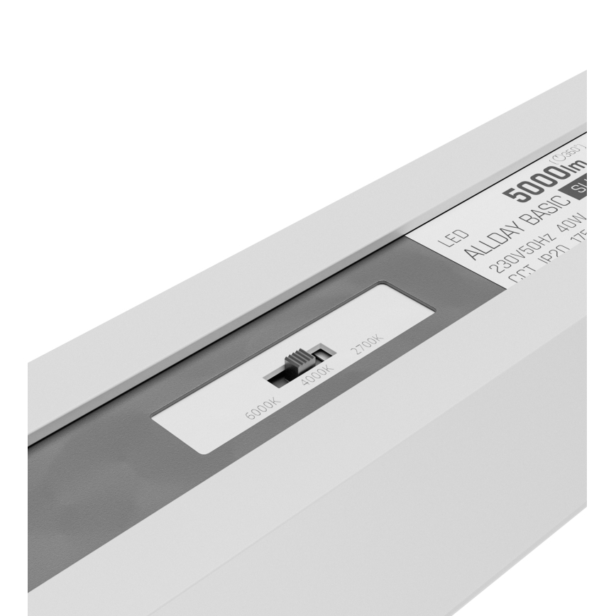 LED-kattovalaisin ALLDAY BASIC LED/40W/230V 2700/4000/6000K valkoinen