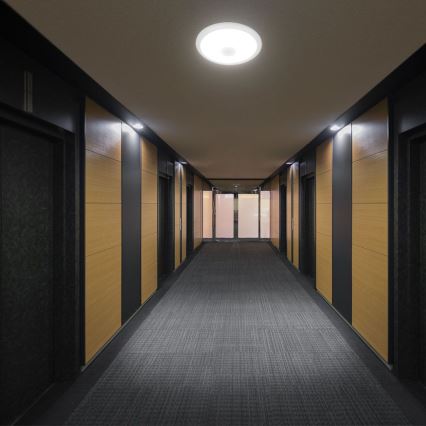 LED-kattovalaisin anturilla SAMSUNG CHIP LED/12W/230V 3000/4000/6000K halkaisija 29 cm valkoinen