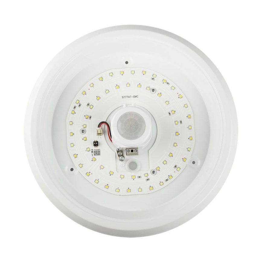 LED-kattovalaisin anturilla SAMSUNG CHIP LED/12W/230V 3000/4000/6000K halkaisija 29 cm valkoinen