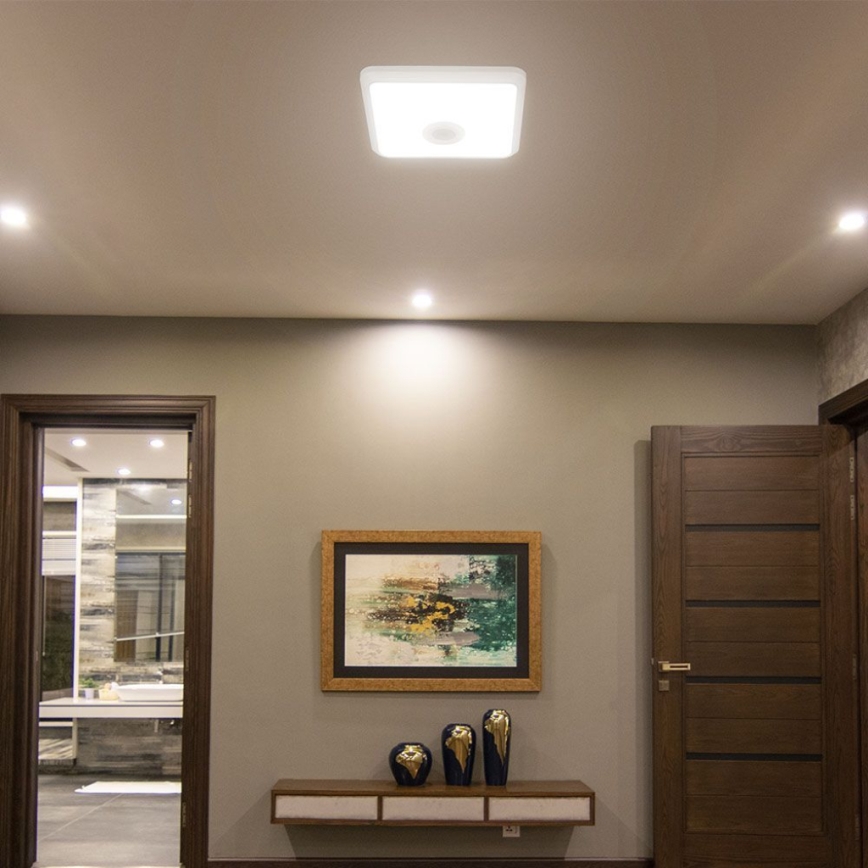 LED-kattovalaisin anturilla SAMSUNG CHIP LED/12W/230V 3000/4000/6000K valkoinen