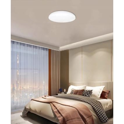LED-kattovalaisin kanssa motion ja dusk sensori LED/24W/230V 4000K halkaisija 32,5 cm valkoinen