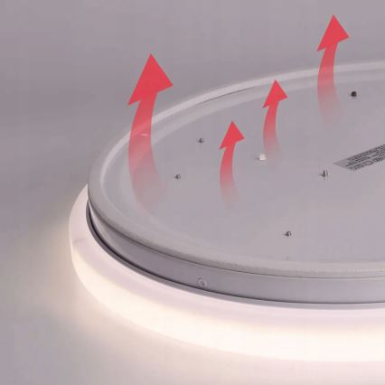 LED-kattovalaisin kanssa motion ja dusk sensori LED/24W/230V 4000K halkaisija 32,5 cm valkoinen