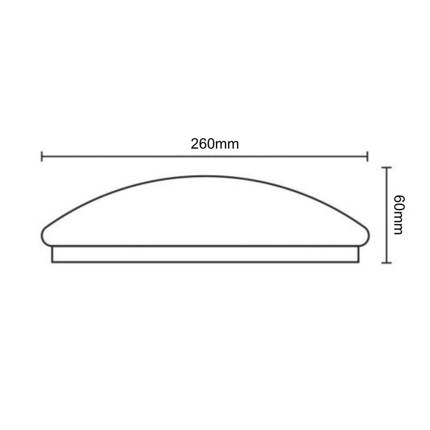 LED-kattovalaisin anturilla OPAL LED/12W/230V 4000K