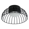 LED Kattovalaisin BETSY LED/12W/230V halkaisija 25 cm musta
