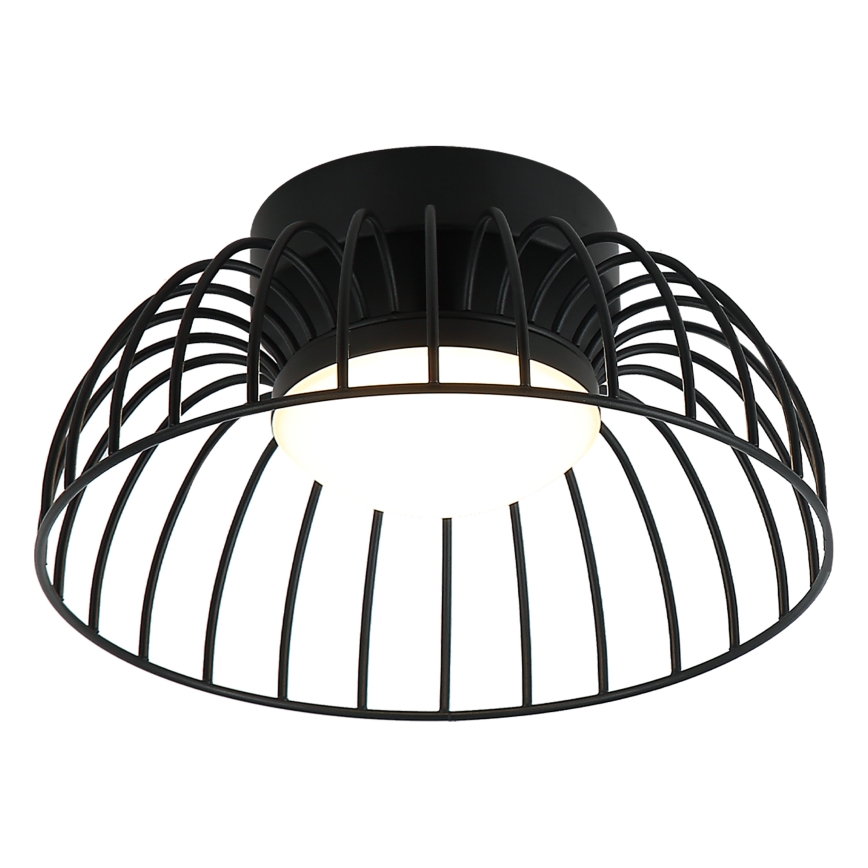 LED Kattovalaisin BETSY LED/12W/230V halkaisija 25 cm musta