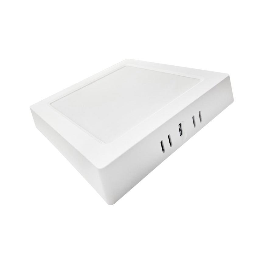 LED-kattovalaisin BLOCK LED/12W/230V 4000K 16,7x16,7 cm valkoinen