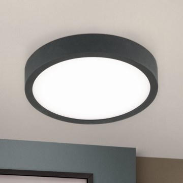 LED-kattovalaisin BULLY LED/12W/230V halkaisija 14 cm musta