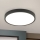LED-kattovalaisin BULLY LED/24W/230V halkaisija 24 cm musta