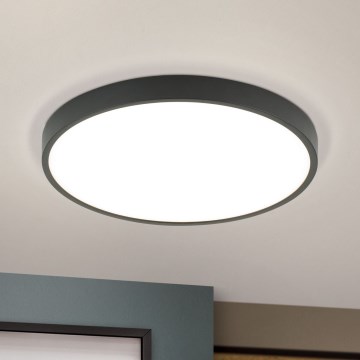 LED-kattovalaisin BULLY LED/28W/230V halkaisija 28 cm musta