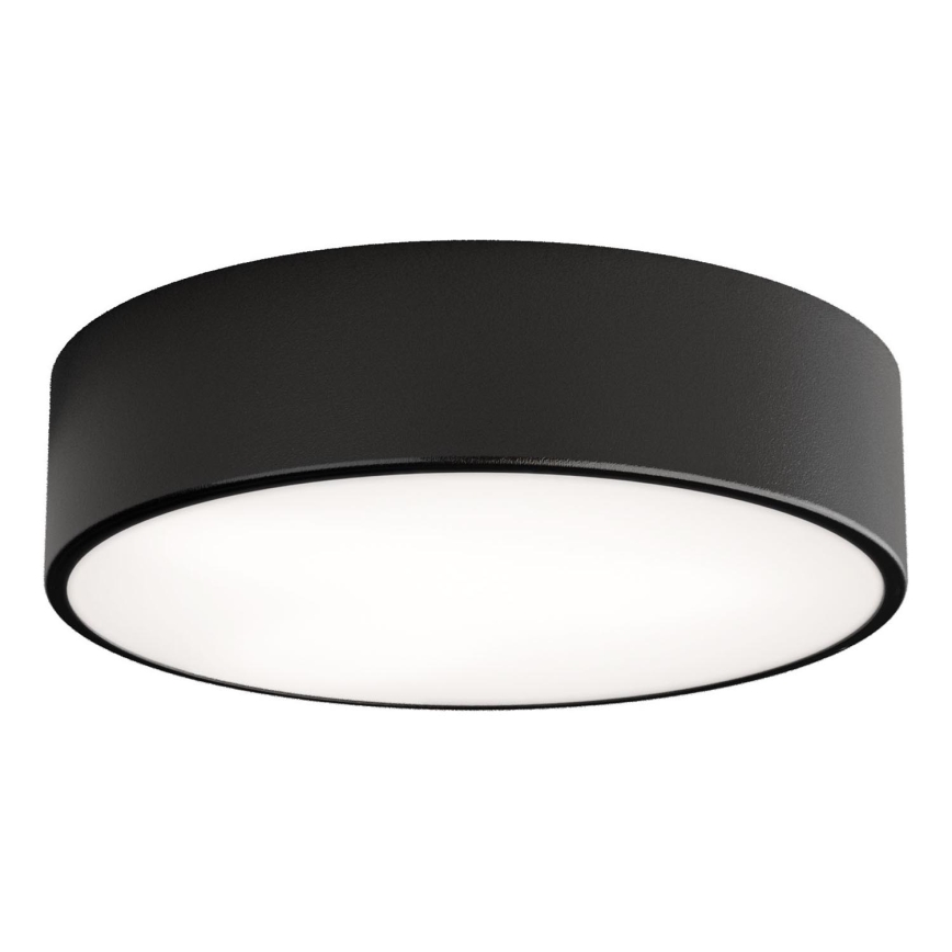 LED-kattovalaisin CLEO LED/24W/230V 3000K halkaisija 30 cm musta
