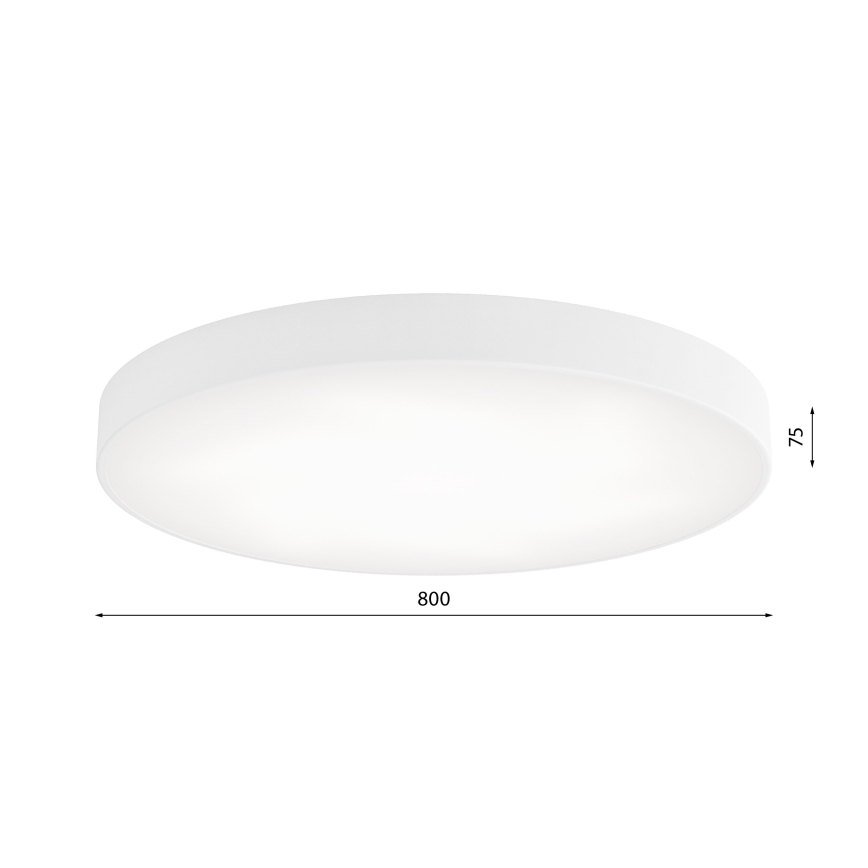 LED-kattovalaisin CLEO LED/96W/230V 3000K halkaisija 80 cm valkoinen