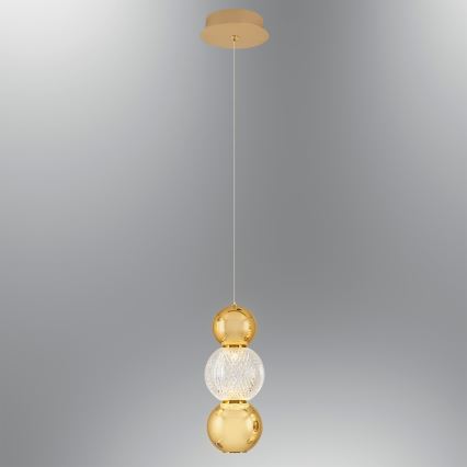 LED Kattovalaisin CREMONA LED/5W/230V 3000K kulta