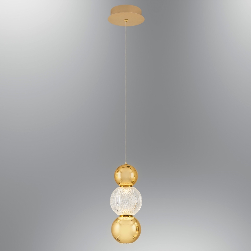 LED Kattovalaisin CREMONA LED/5W/230V 3000K kulta