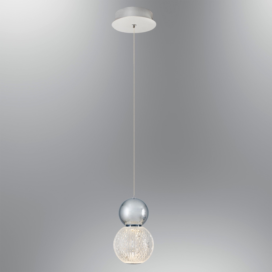 LED Kattovalaisin CREMONA LED/5W/230V 3000K matta kromi