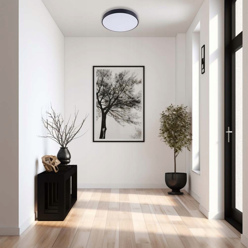 LED-kattovalaisin FELIZ LED/30W/230V 4000K halkaisija 30 cm musta