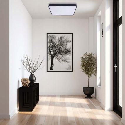 LED-kattovalaisin FELIZ LED/40W/230V 4000K 40x40 cm musta