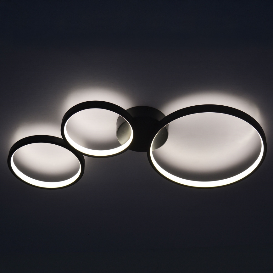 LED-kattovalaisin FLAMENCO LED/33W/230V 4000K musta