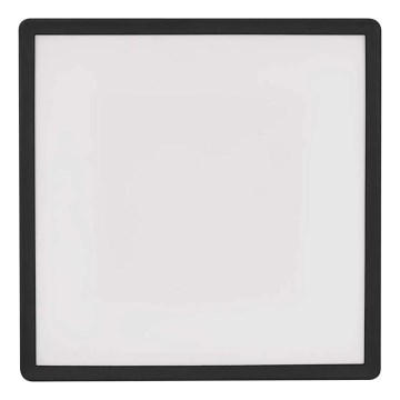 LED-kattovalaisin FLORI LED/18W/230V 4000K musta 29x29 cm