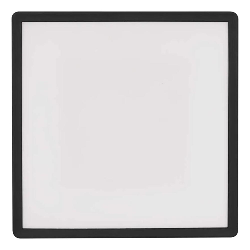 LED-kattovalaisin FLORI LED/18W/230V 4000K musta 29x29 cm