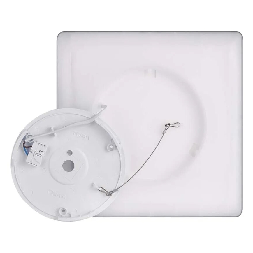 LED-kattovalaisin FLORI LED/18W/230V 4000K musta 29x29 cm