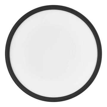 LED-kattovalaisin FLORI LED/18W/230V 4000K musta halkaisija 29 cm