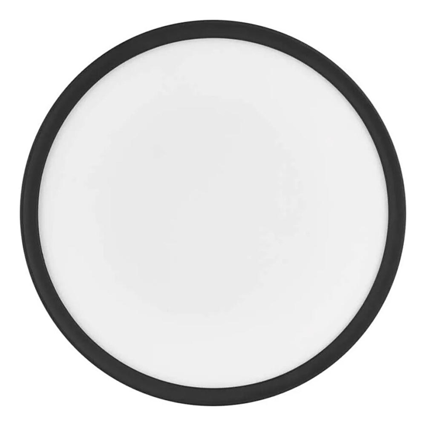 LED-kattovalaisin FLORI LED/18W/230V 4000K musta halkaisija 29 cm