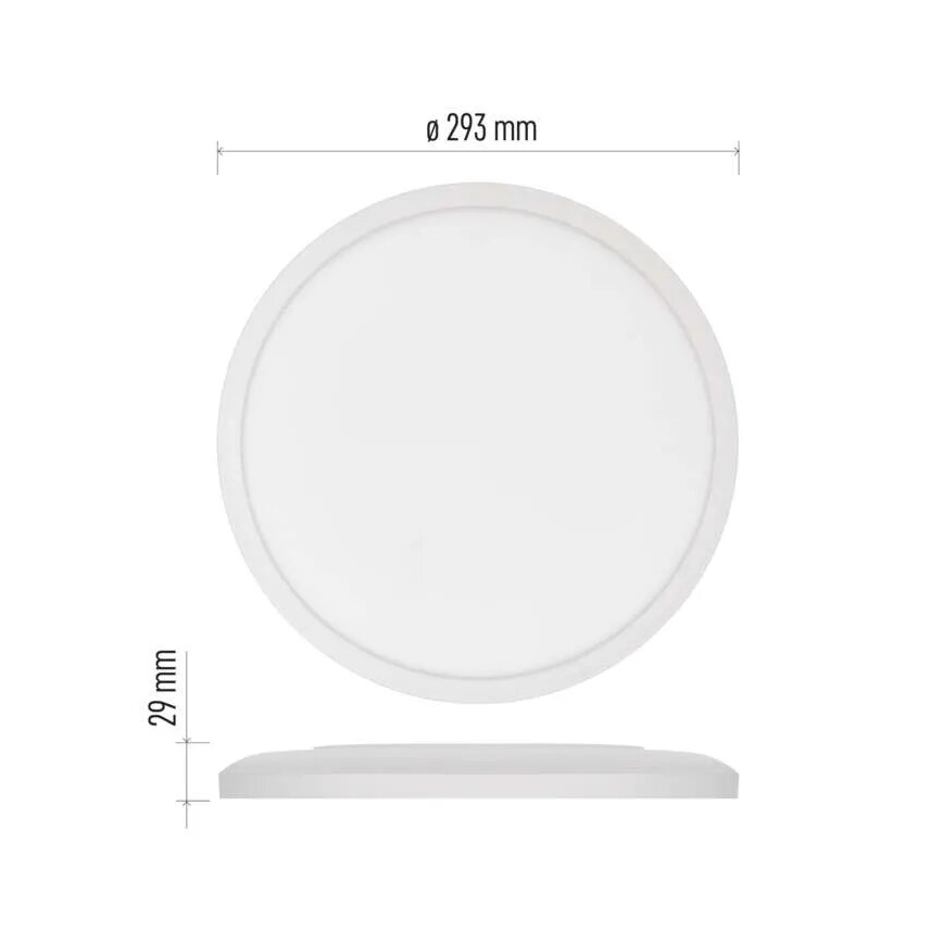 LED-kattovalaisin FLORI LED/18W/230V 4000K valkoinen halkaisija 29 cm