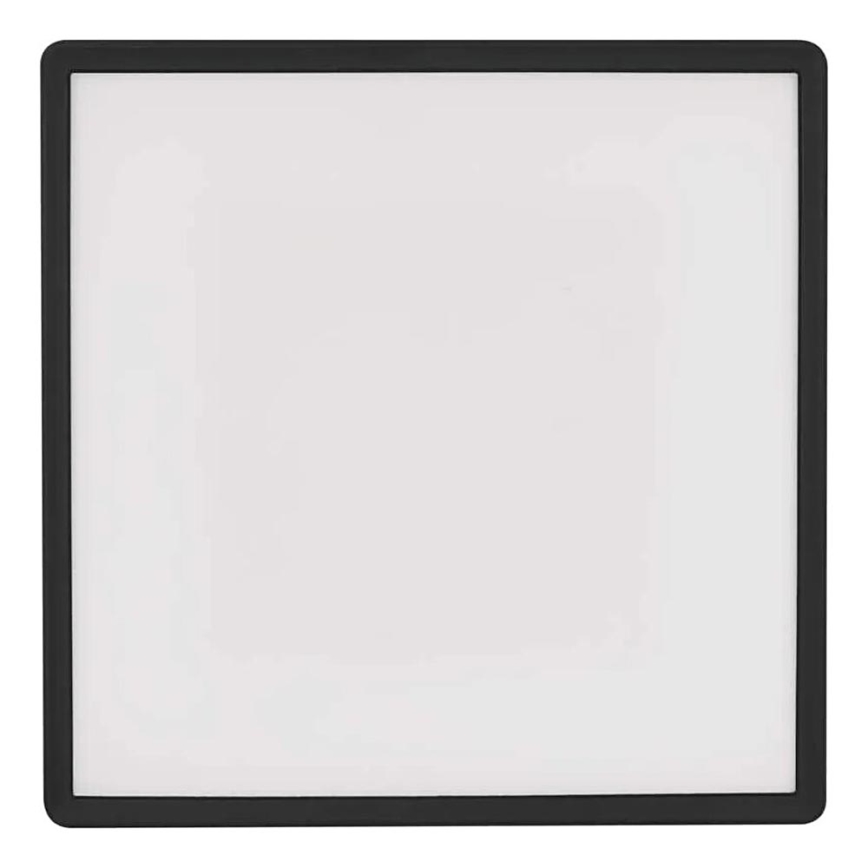 LED-kattovalaisin FLORI LED/22W/230V 4000K musta 42x42 cm