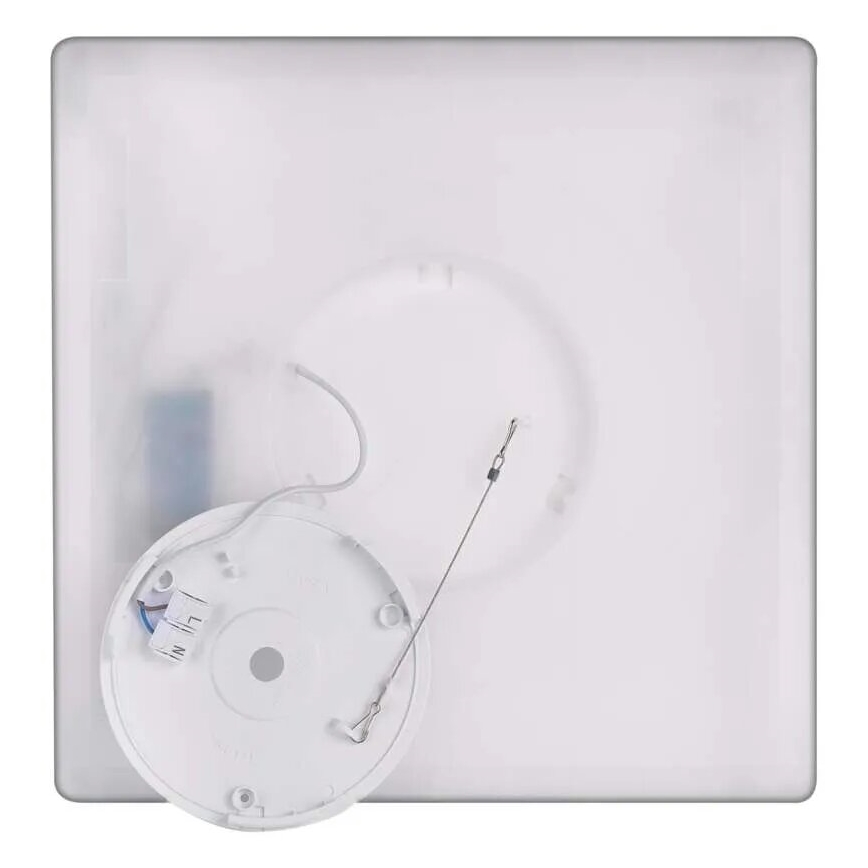 LED-kattovalaisin FLORI LED/22W/230V 4000K musta 42x42 cm