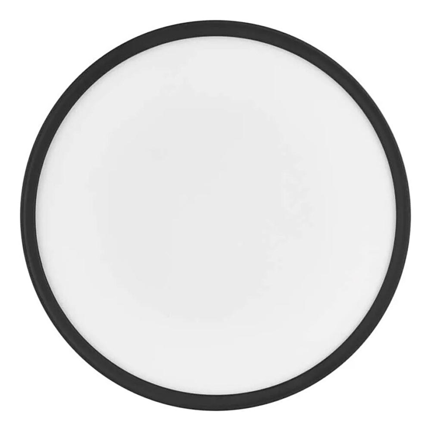 LED-kattovalaisin FLORI LED/22W/230V 4000K musta halkaisija 42 cm