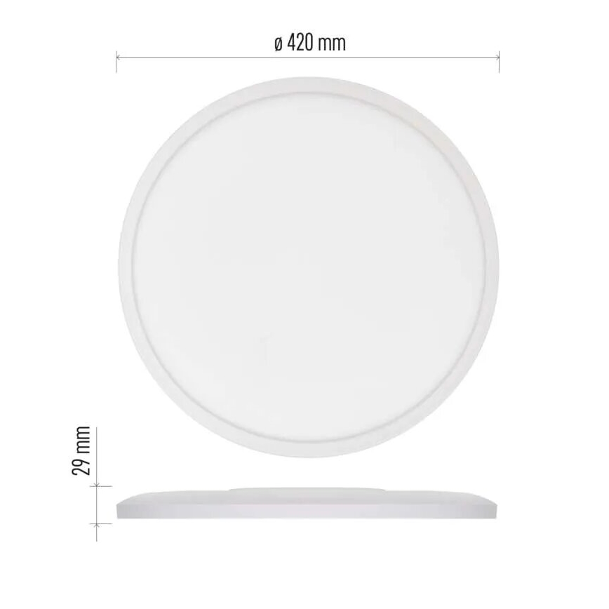 LED-kattovalaisin FLORI LED/22W/230V 4000K valkoinen halkaisija 42 cm