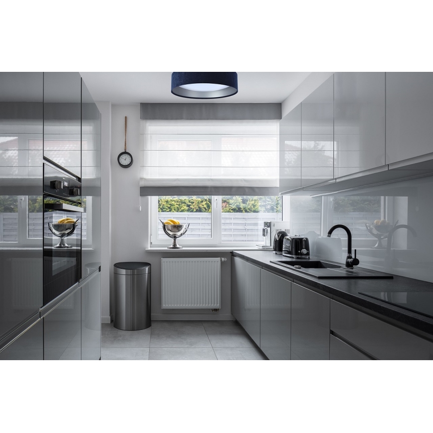 LED-kattovalaisin GALAXY 1xLED/20W/230V sininen/hopea