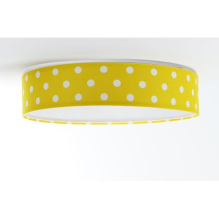 LED Lasten kattovalaisin GALAXY KIDS LED/24W/230V pisteet keltainen/valkoinen
