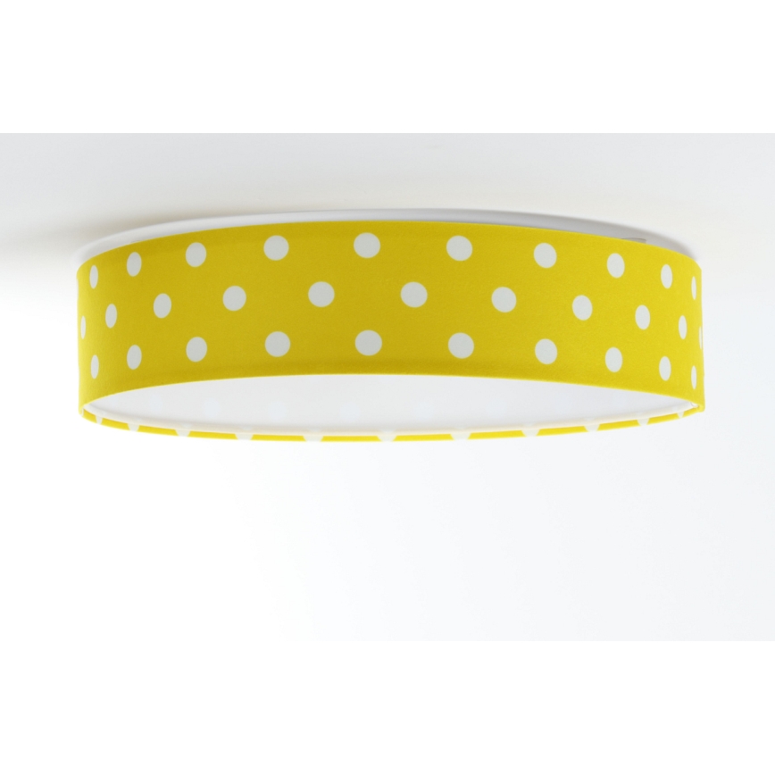 LED Lasten kattovalaisin GALAXY KIDS LED/24W/230V pisteet keltainen/valkoinen