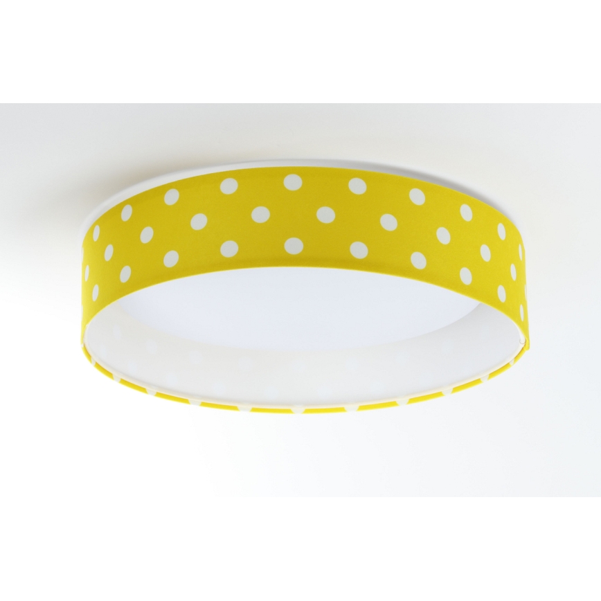 LED Lasten kattovalaisin GALAXY KIDS LED/24W/230V pisteet keltainen/valkoinen