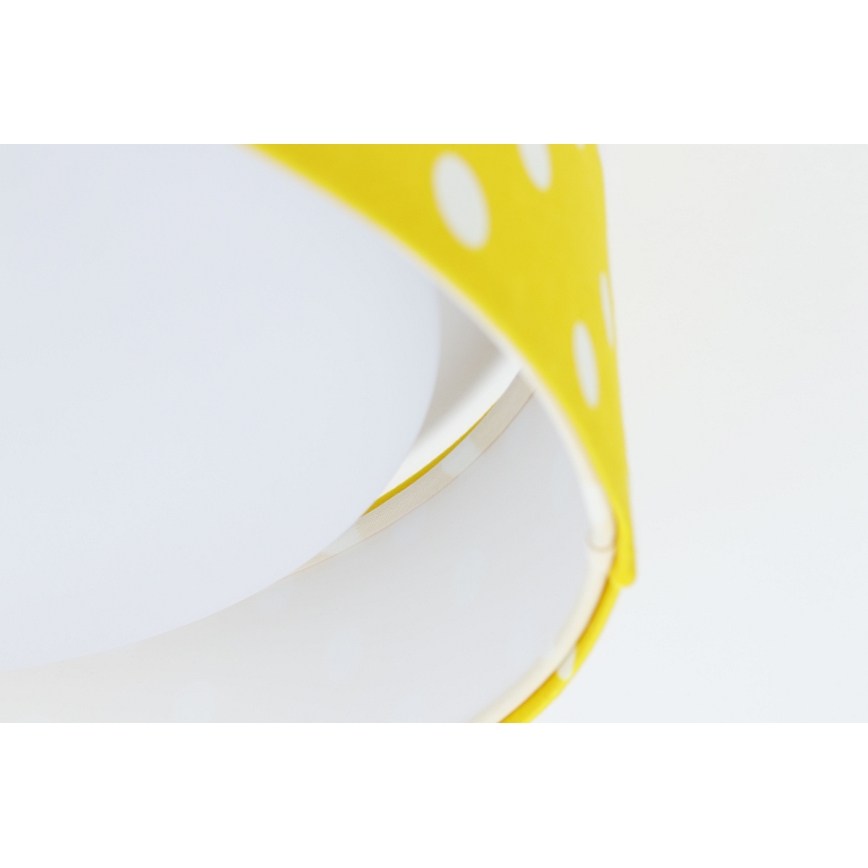 LED Lasten kattovalaisin GALAXY KIDS LED/24W/230V pisteet keltainen/valkoinen