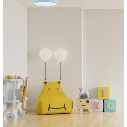LED Lasten kattovalaisin GALAXY KIDS LED/24W/230V pisteet turkoosi/valkoinen