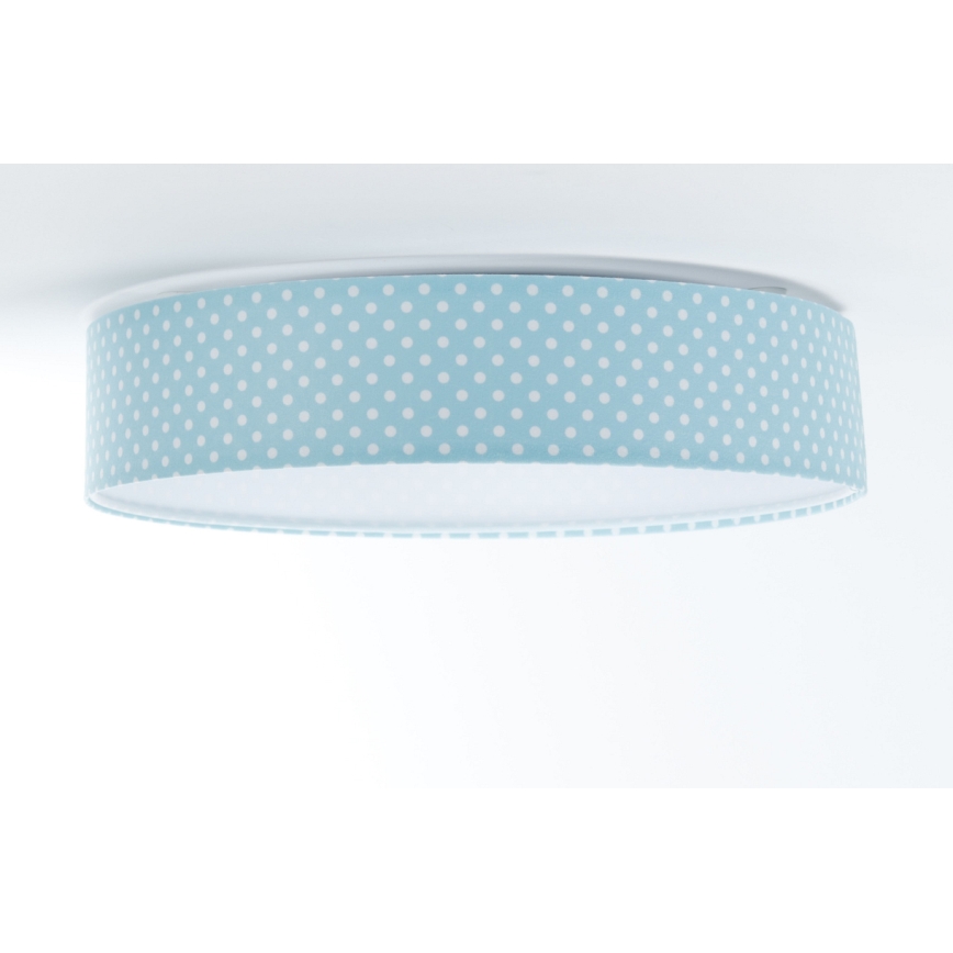 LED Lasten kattovalaisin GALAXY KIDS LED/24W/230V pisteet turkoosi/valkoinen