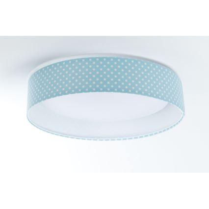 LED Lasten kattovalaisin GALAXY KIDS LED/24W/230V pisteet turkoosi/valkoinen
