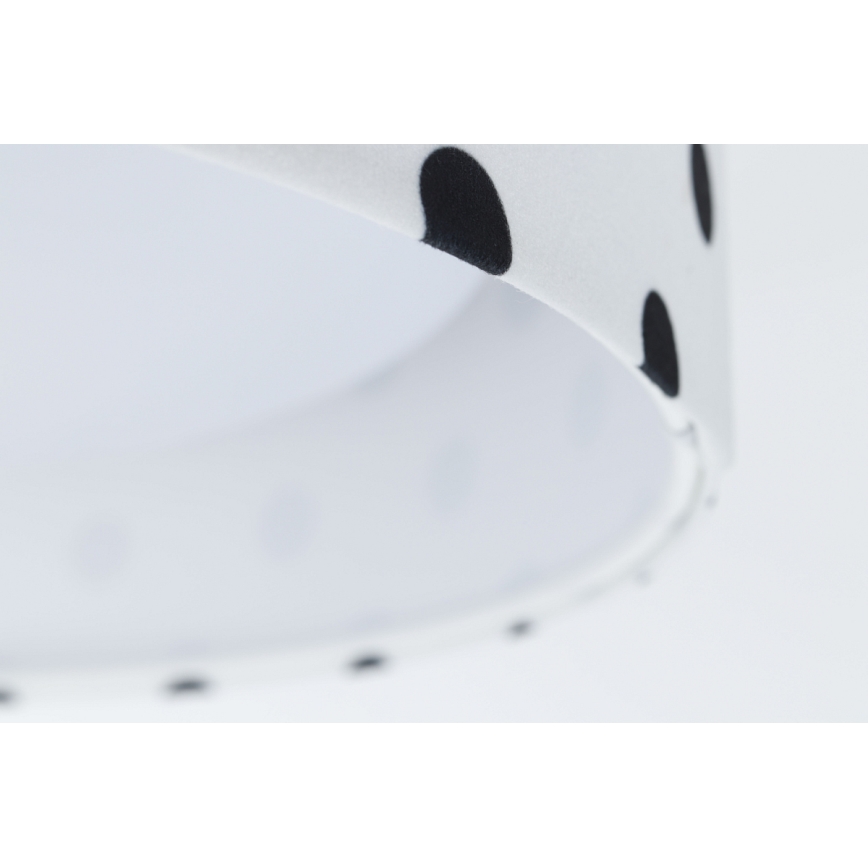 LED Lasten kattovalaisin GALAXY KIDS LED/24W/230V pisteet valkoinen/musta