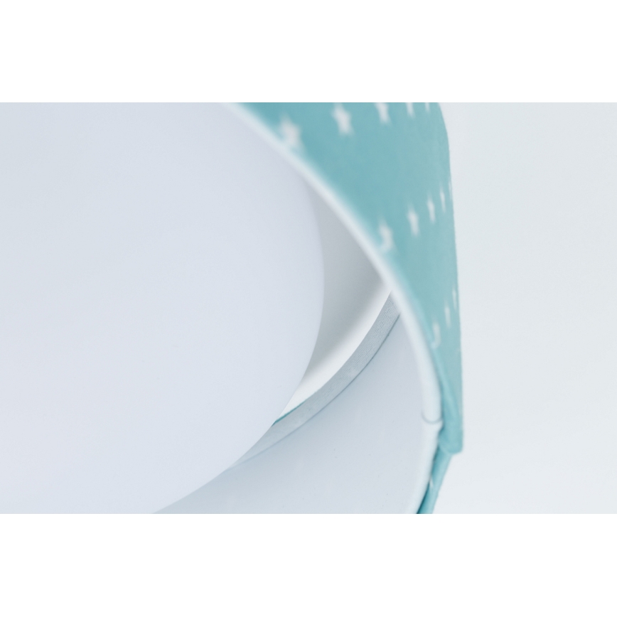 LED Lasten kattovalaisin GALAXY KIDS LED/24W/230V tähdet turkoosi/valkoinen