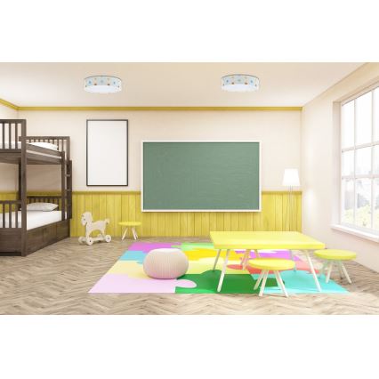 LED Lasten kattovalaisin GALAXY KIDS LED/24W/230V tähdet värikäs
