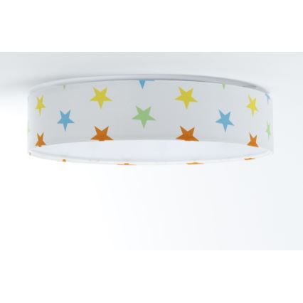 LED Lasten kattovalaisin GALAXY KIDS LED/24W/230V tähdet värikäs