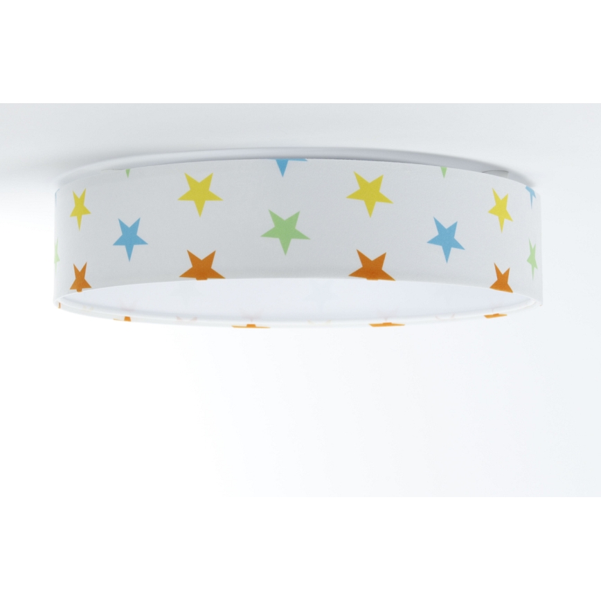 LED Lasten kattovalaisin GALAXY KIDS LED/24W/230V tähdet värikäs